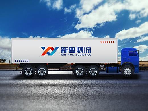【物流 | logo&车体设计】新粤物流&新疆-广州，