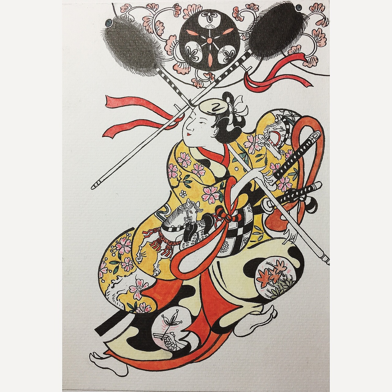 浮世绘临摹（图ZNzYyNTgzMjA=） - 创作习作 - 站酷设计师周渤洋同学原创素材 - 站酷ZCOOL