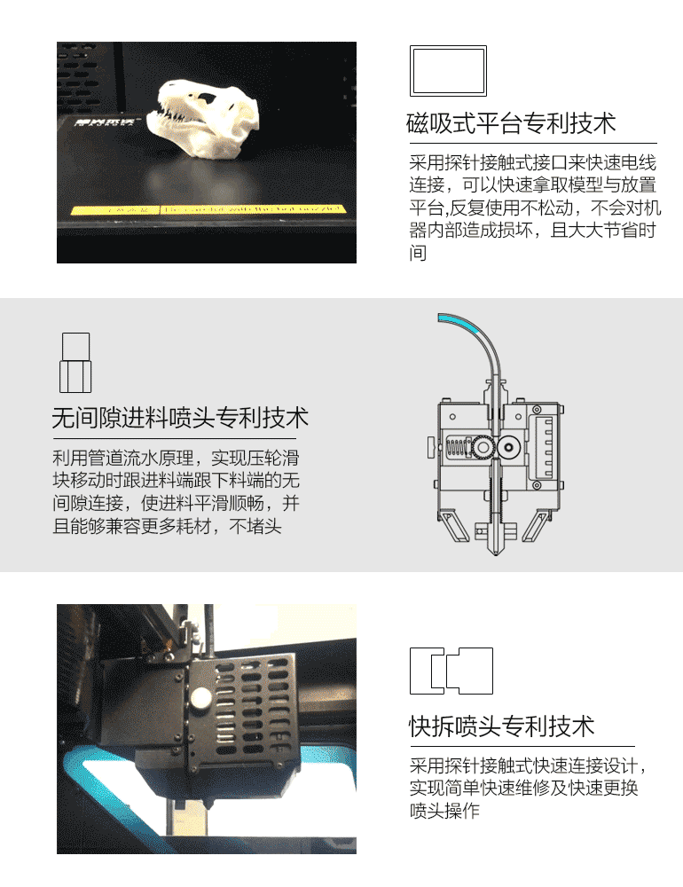 极光尔沃-幻影 智能3D打印机 高精度 商用 京东众筹详情页