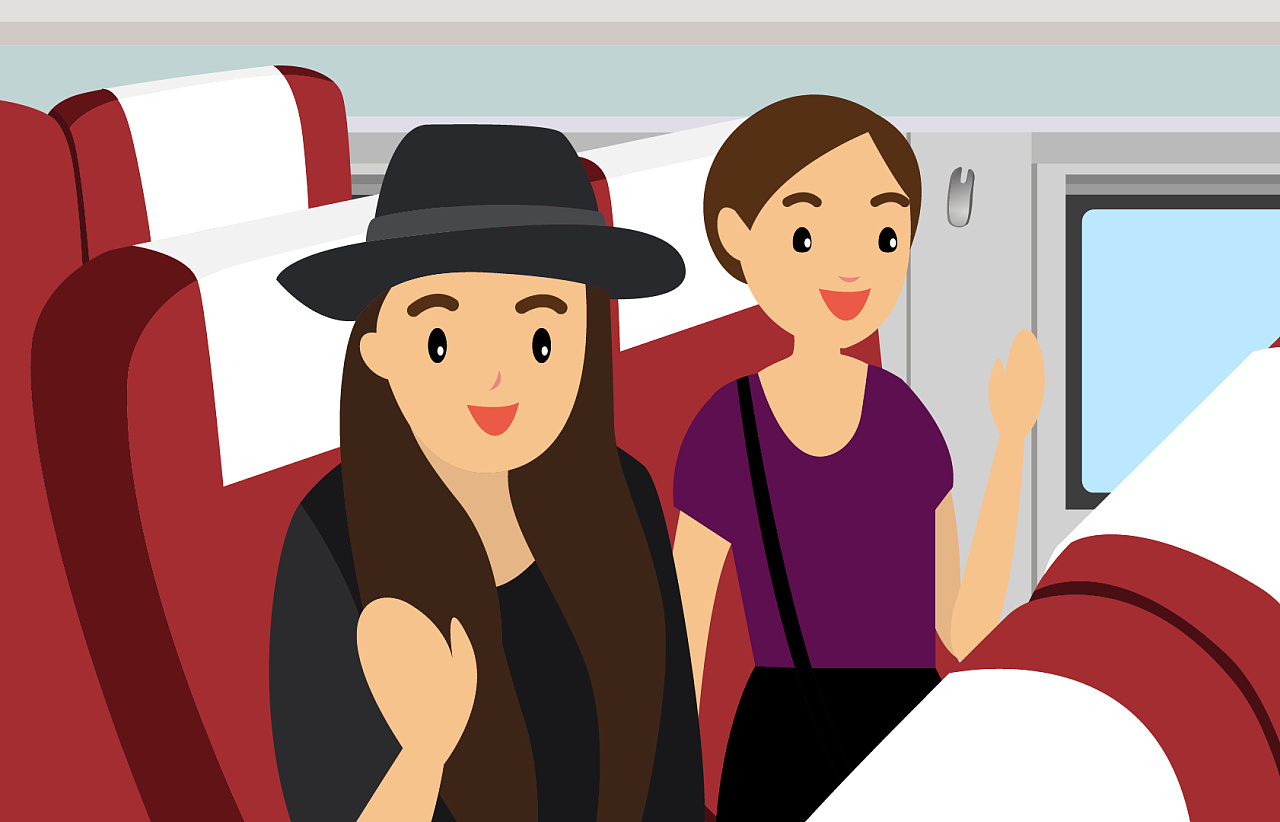 济南文创插画高铁安全文明出行三字经08耕阡陌