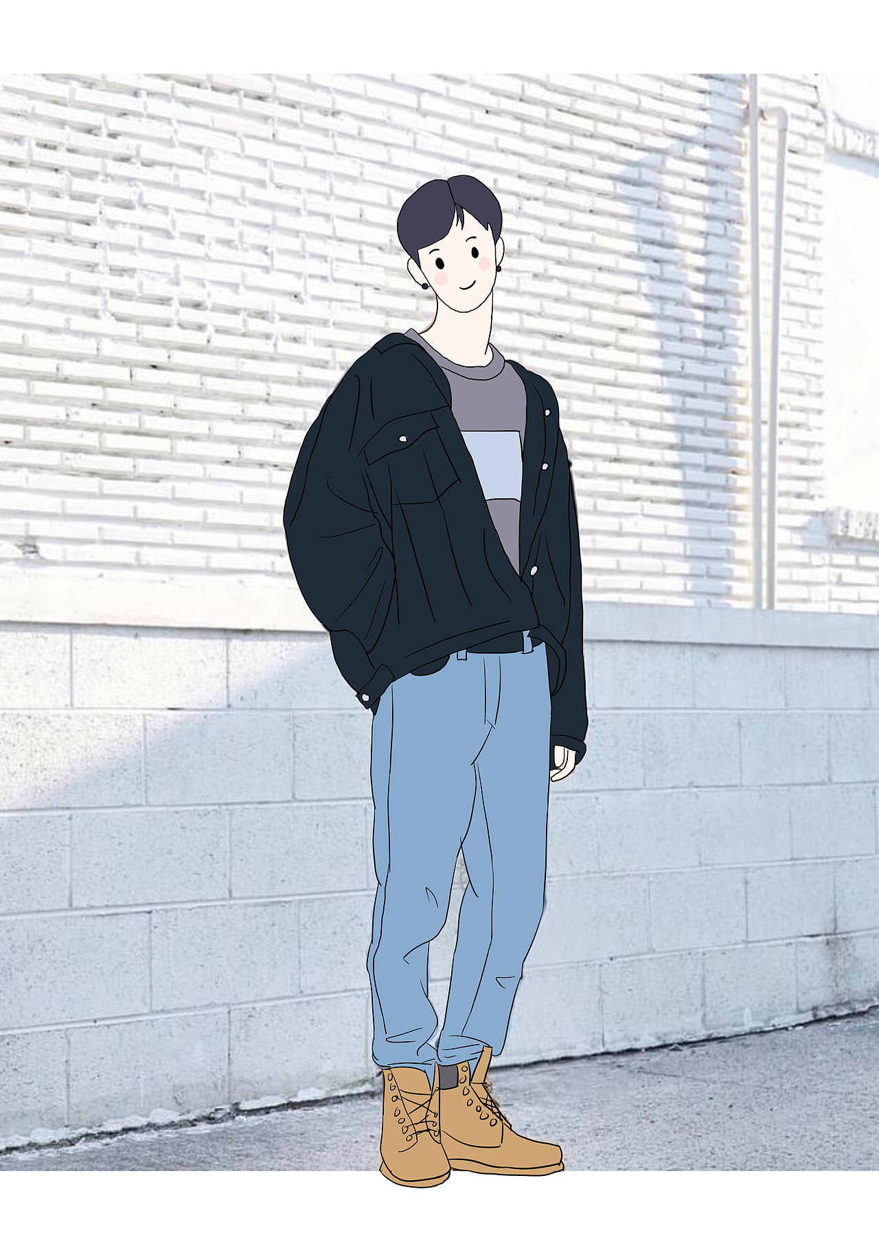 简笔画漫画头像（图ZMTU2MTk5MTk2） - 单幅漫画 - 站酷设计师彩caiping原创素材 - 站酷ZCOOL