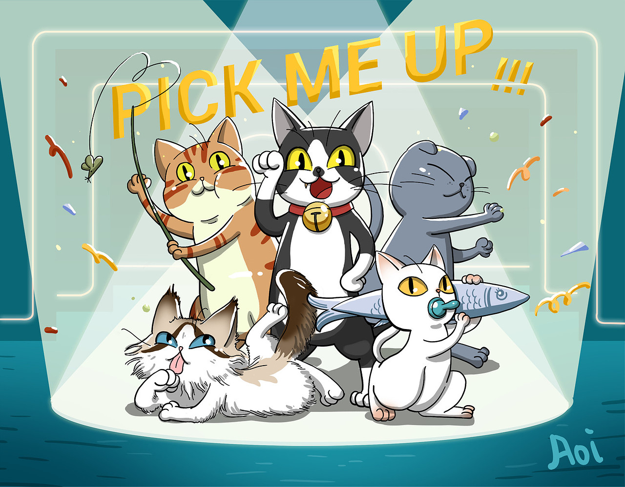 和猫咪一起的日常|动漫|单幅漫画|热情的葵葵 - 原创作品 - 站酷