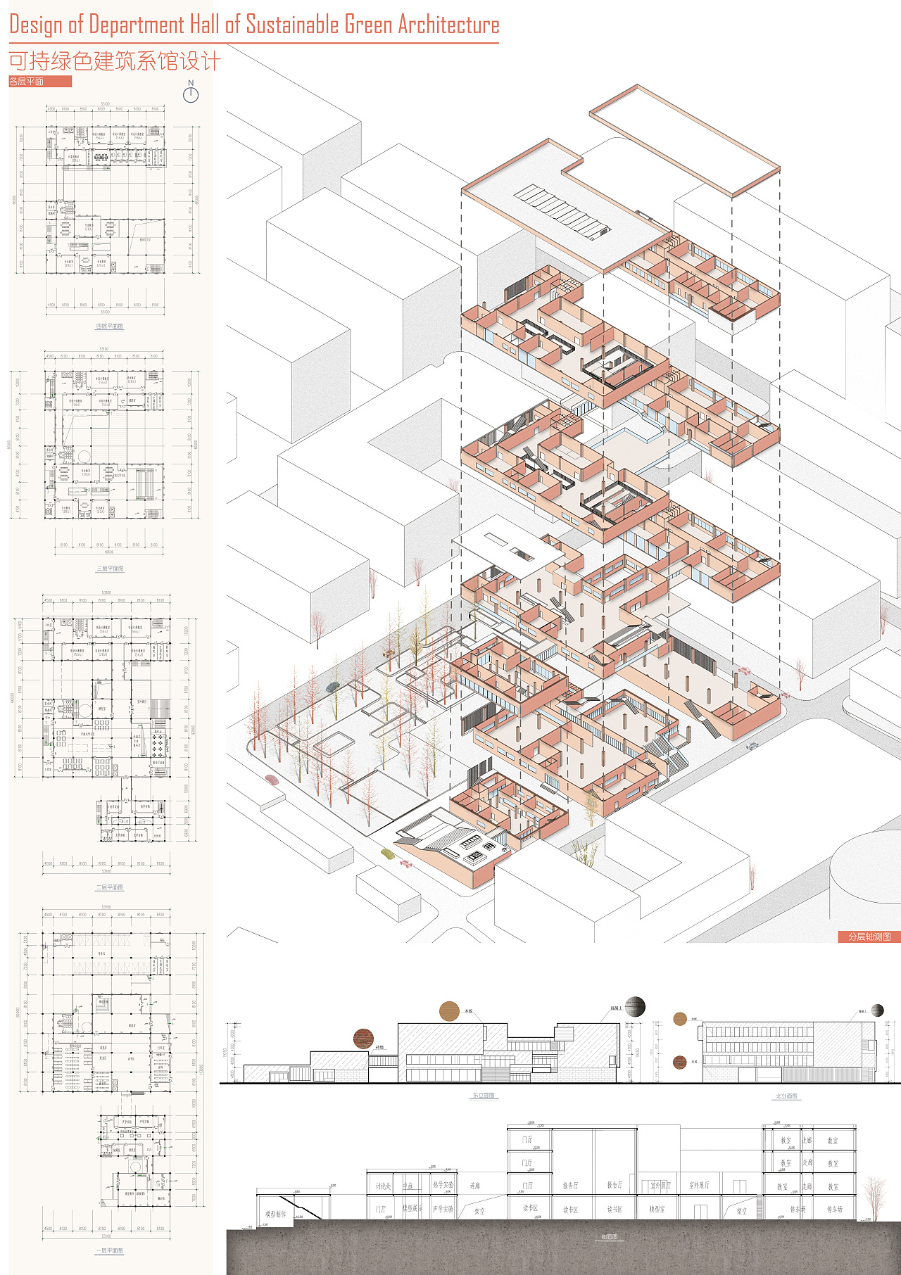 湖北工业大学可持续绿色建筑系馆设计