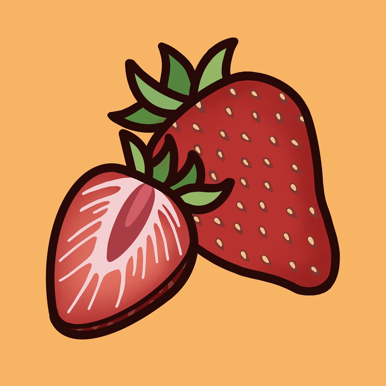 水果插图（图ZMjgxMzgxNzA0） - 商业插画 - 站酷设计师豆米麻麻呀原创素材 - 站酷ZCOOL