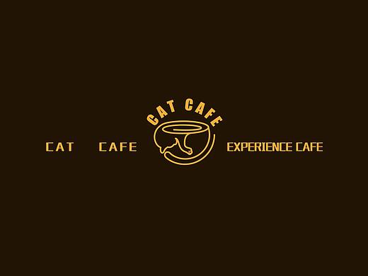猫咖啡logo