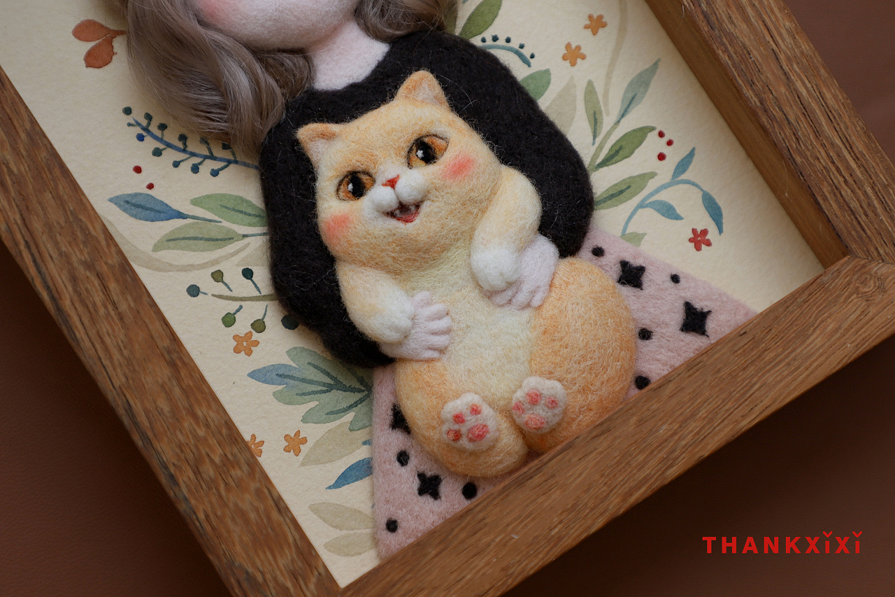 囍囍的羊毛毡 之 人物毛毡合集