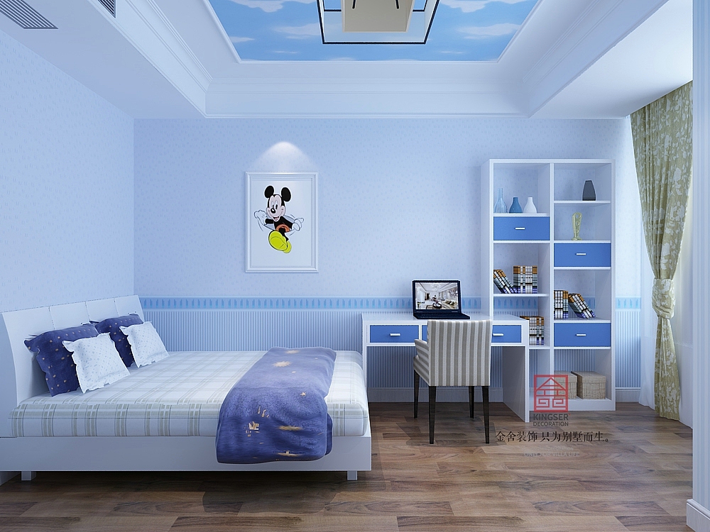 【星河御景城装修】140平米-三室两厅两卫-新古典-金舍装饰