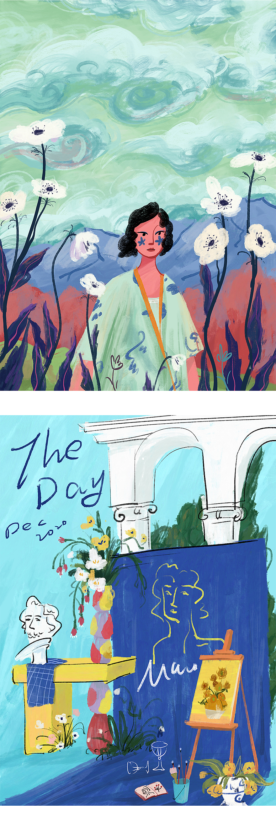 色彩练习（图ZMjQzNjkyMjQ0） - 艺术插画 - 站酷设计师爱吃小鱼干的猫仔原创素材 - 站酷ZCOOL