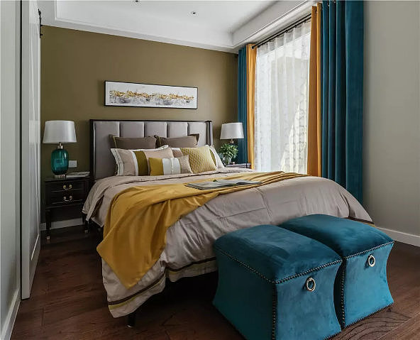 105㎡现代美式风格家居装修，是你想要的家（图ZMTc2OTQ4NDAw） - 家装设计 - 站酷设计师河北亿佰居装饰原创素材 - 站酷ZCOOL