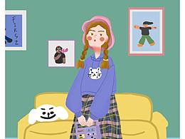 小羊的插画人物练习