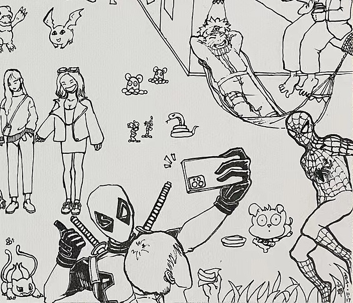 《儿时回忆-外婆家》（图ZMjc5Mzc5MTI0） - 儿童插画 - 站酷设计师画师Aron30Deng原创素材 - 站酷ZCOOL