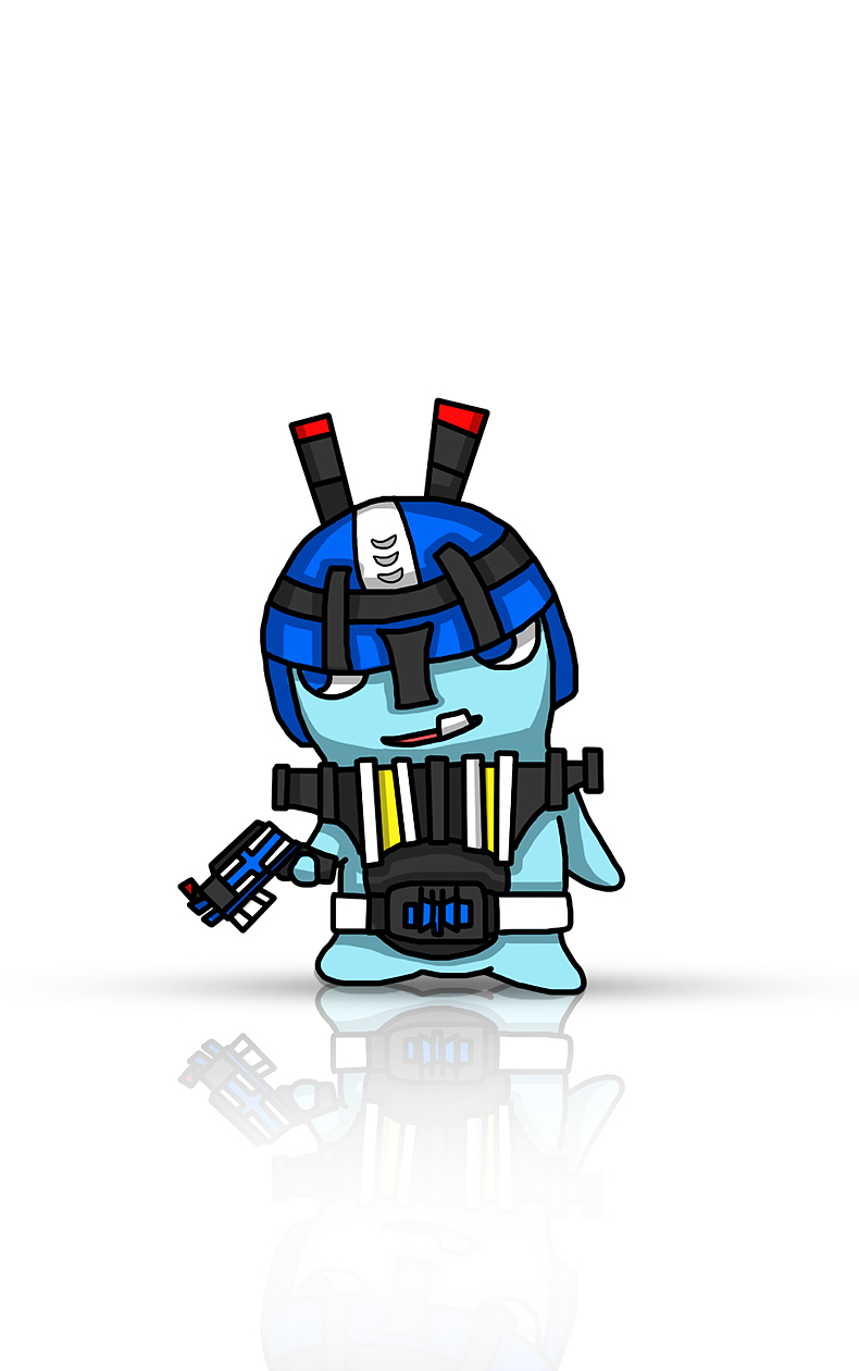 假面骑士帝骑海东斯拉格精灵手绘画画