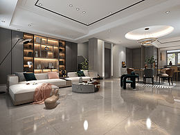 济南康桥圣菲别墅轻奢混搭风装修设计