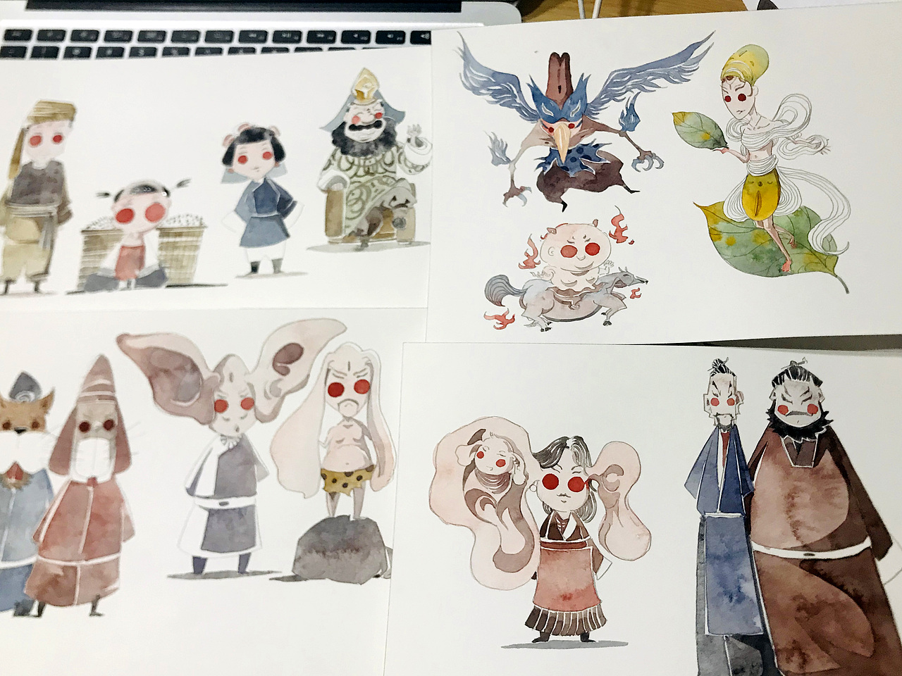 镜花缘绘本设定稿1