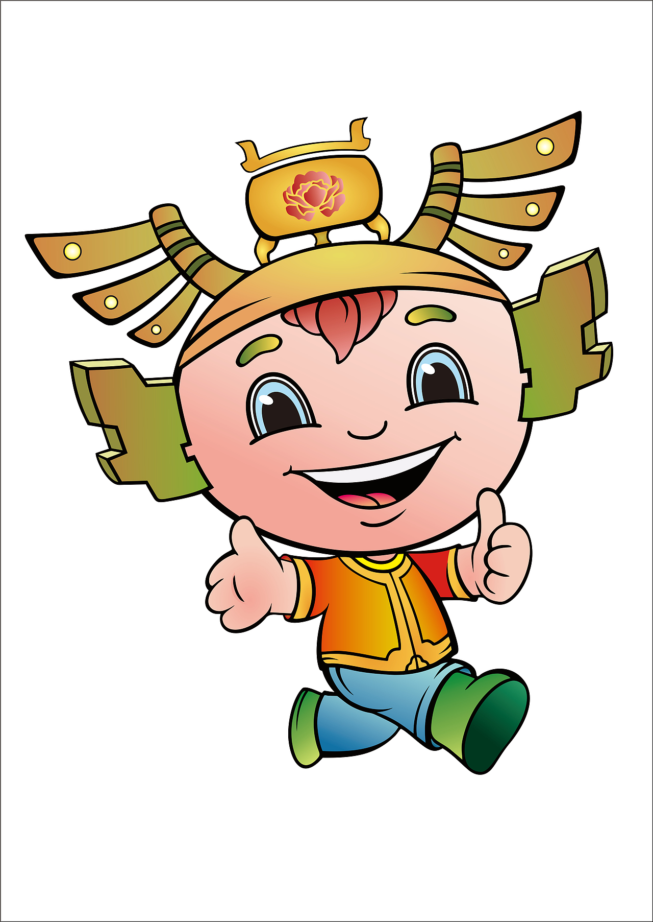 “中国铁建，花语江南”铜陵市45届健步走活动吉祥物（图ZMjI2Mzg4MzM2） - IP形象 - 站酷设计师redoger原创素材 - 站酷ZCOOL