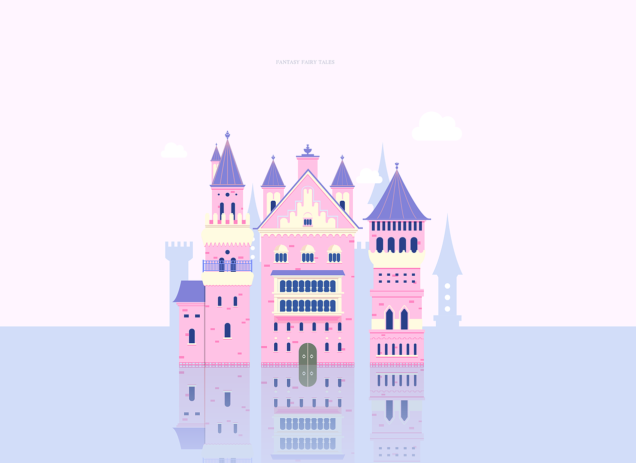 临摹——梦幻城堡（图ZMTQ4NTE3MjUy） - 概念设定 - 站酷设计师lulu_无畏原创素材 - 站酷ZCOOL