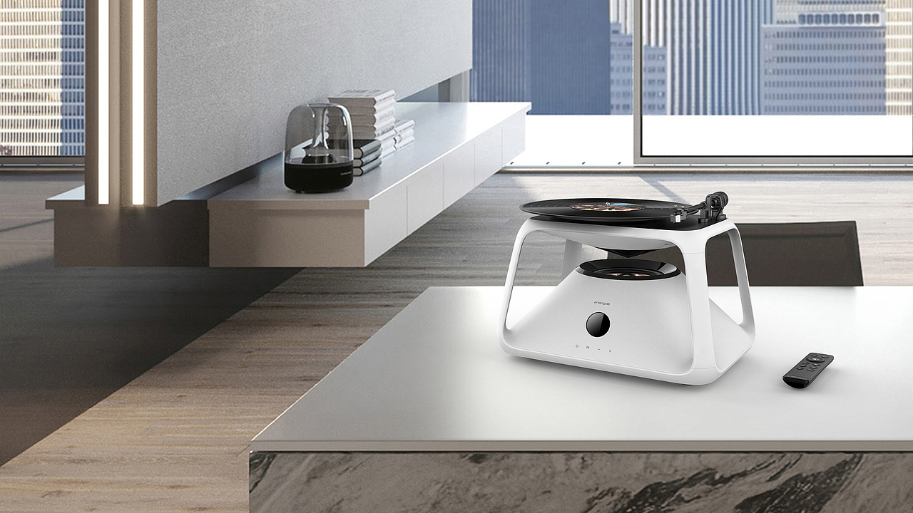 黑膠智能一體播放機(jī)設(shè)計(jì)（圖ZMjUyMjE3NTg0） - 電子產(chǎn)品 - 站酷設(shè)計(jì)師心品工業(yè)設(shè)計(jì)原創(chuàng)素材 - 站酷ZCOOL