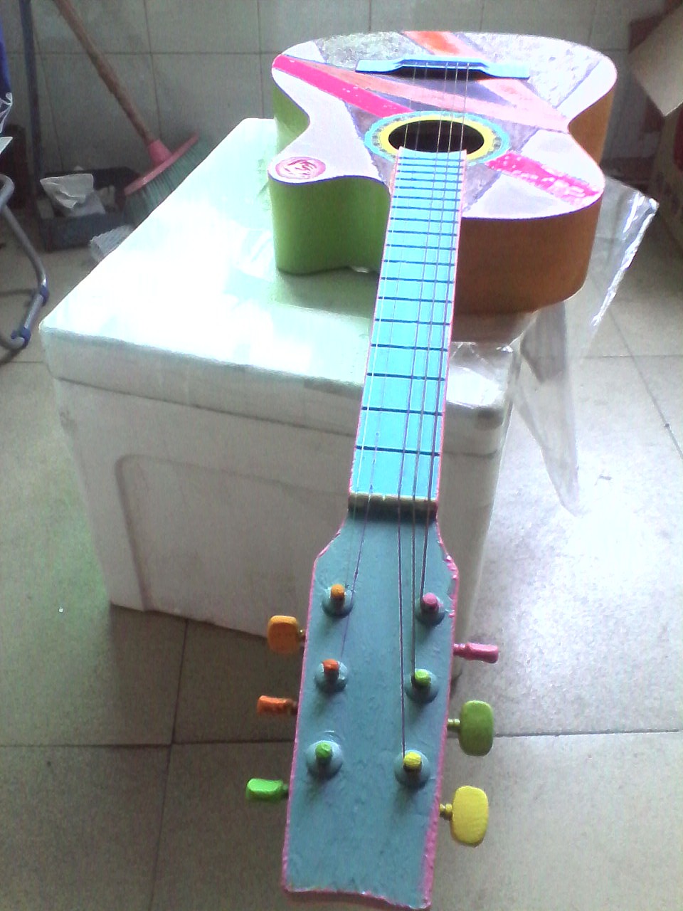吉他彩绘