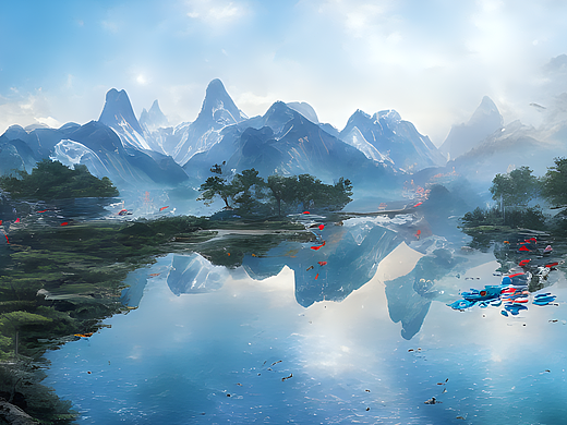 #AI创作实验室#山水