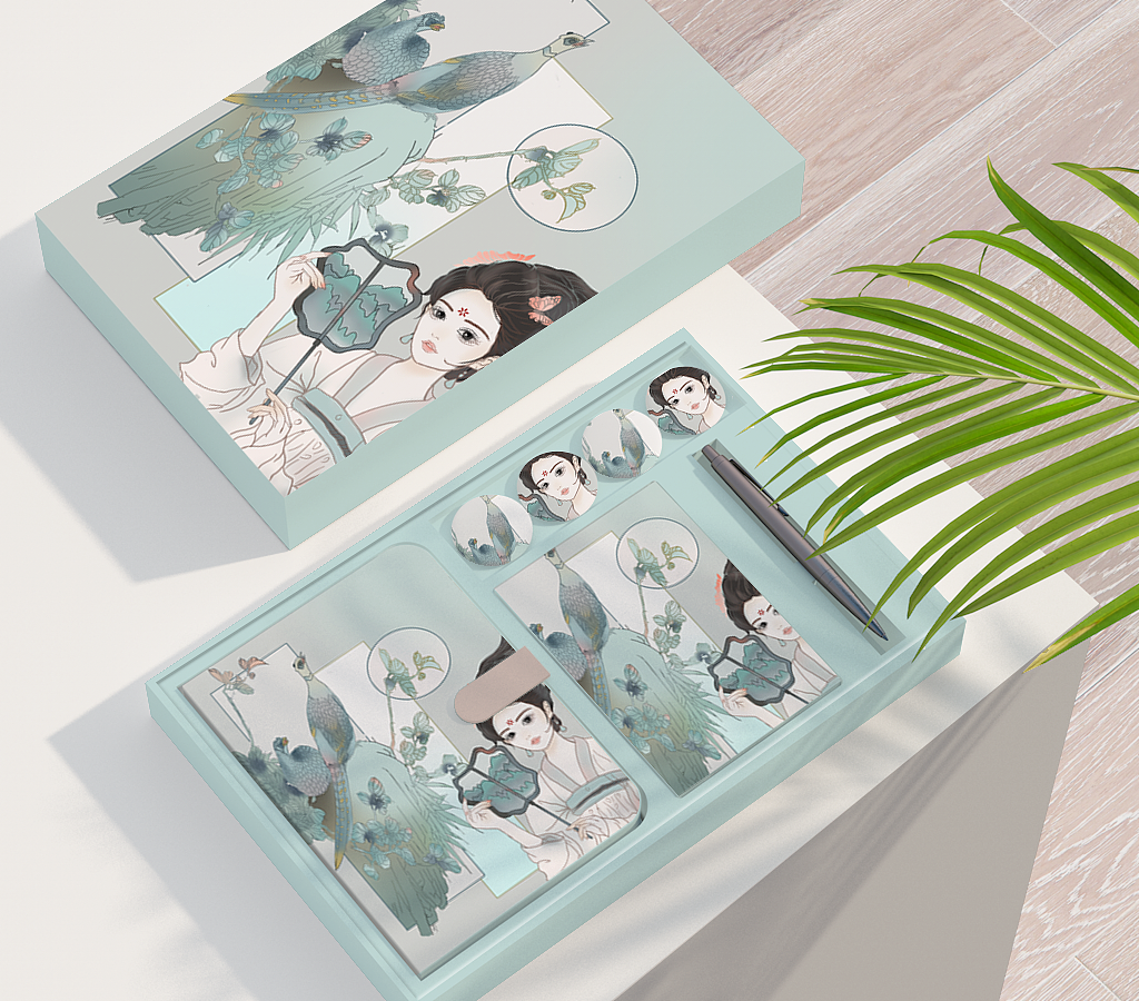 唐韵风华手帐本文创产品（图ZMzU3ODYwODUy） - 创作习作 - 站酷设计师诡计多端的林原创素材 - 站酷ZCOOL