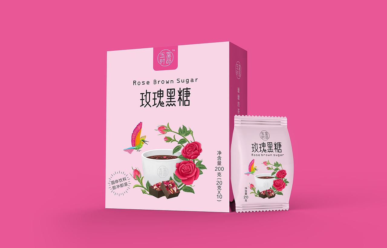 五堂时品-黑糖茶系列包装