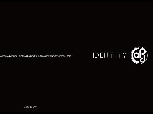 cap's exhibition poster card and logo design