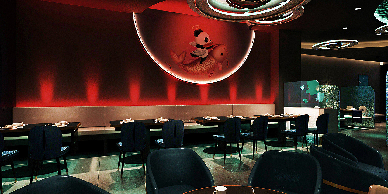 餐厅空间效果图