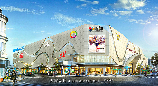 晋城商场装修设计可参考效果图