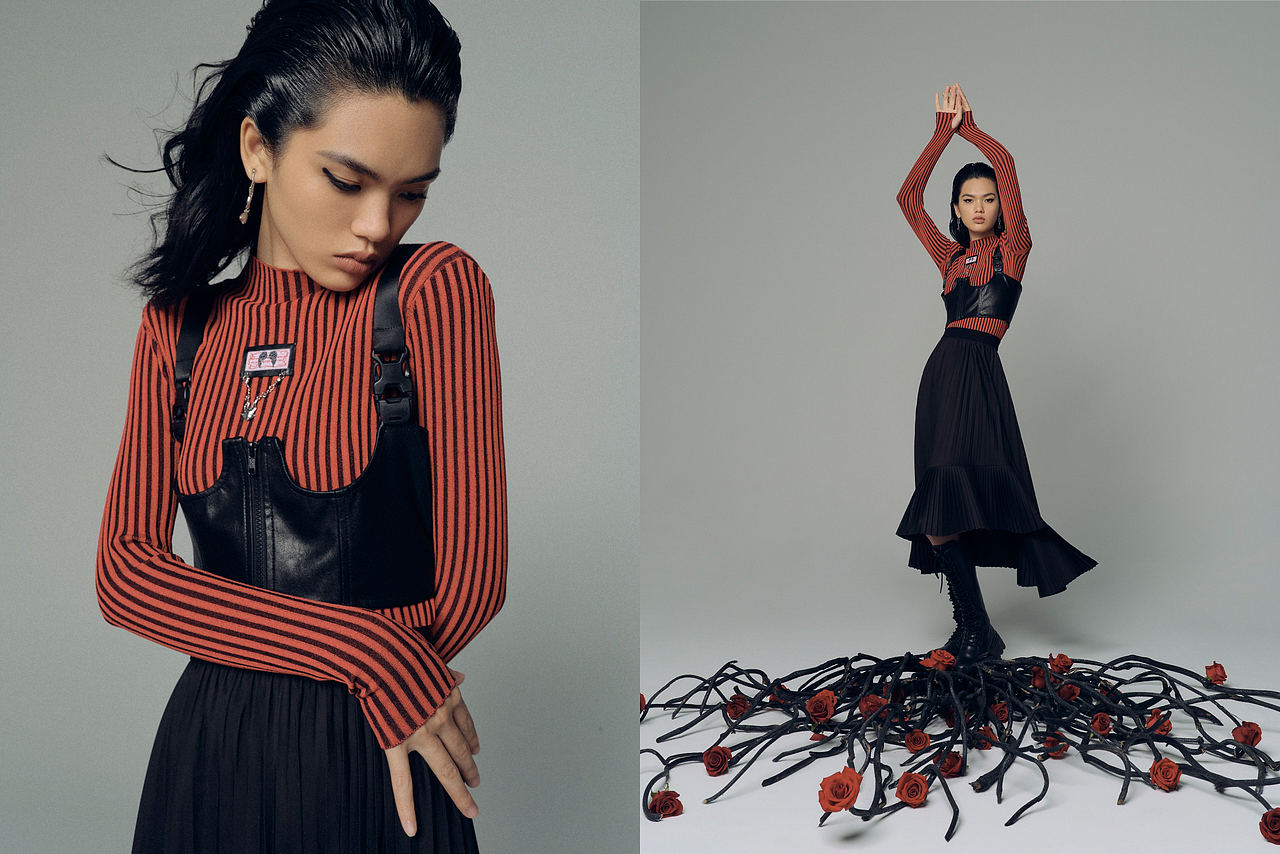 🥀披荆为冠 斩棘为袍🥀品牌服装商业形象大片（图ZMjcwNTAyMzg0） - 人像摄影 - 站酷设计师jiaingzi原创素材 - 站酷ZCOOL