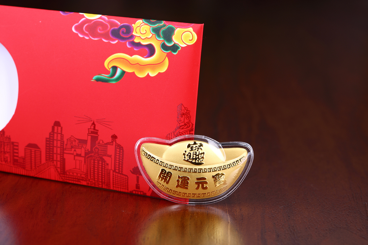 一组主打吉祥开运的黄金产品