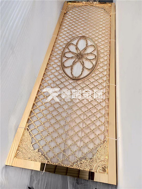 中西风格的各种不锈钢屏风款式图片参考