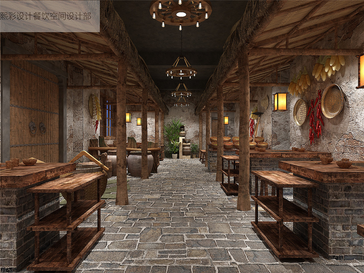 火锅店设计阐述|火锅店铺装修设计|老火锅店装修设计