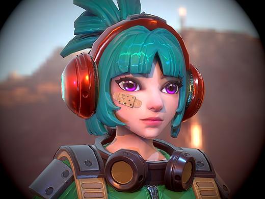 機械女孩翻新（個人主頁-ZNDQ2NTE2MDQ=） - 人物/生物 - 站酷設計師神月輝夜原創(chuàng)素材 - 站酷ZCOOL