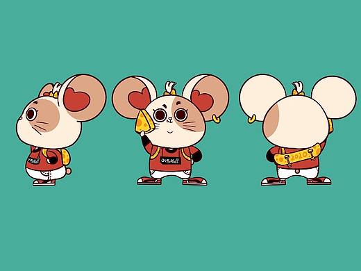 盾安益田/新年美陈 可可爱爱芝士鼠