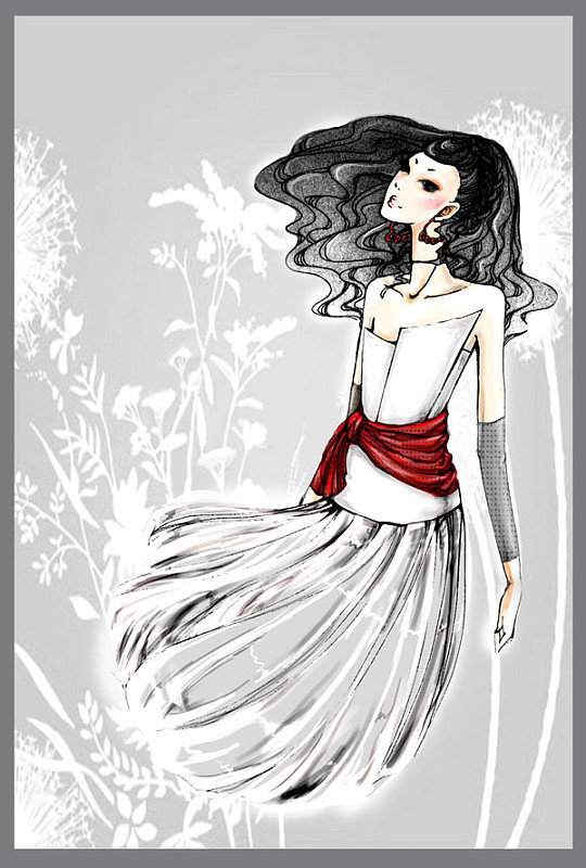 服装设计（图ZOTAzMDQ5Ng==） - 商业插画 - 站酷设计师子铭画室MG原创素材 - 站酷ZCOOL