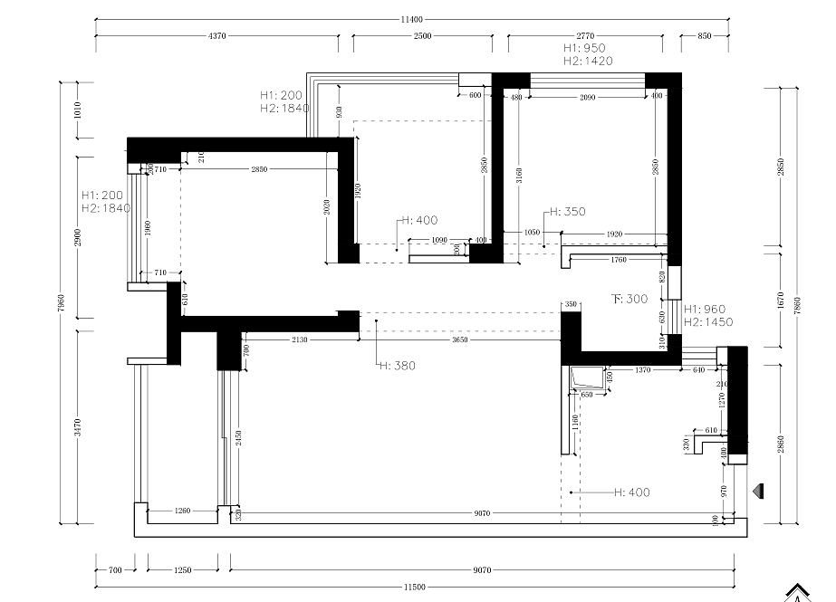 沈阳兴邦装饰公司官网——130㎡现代风格， 红颜。（图ZMTk5ODYxMDA4） - 家装设计 - 站酷设计师兴邦整装原创素材 - 站酷ZCOOL