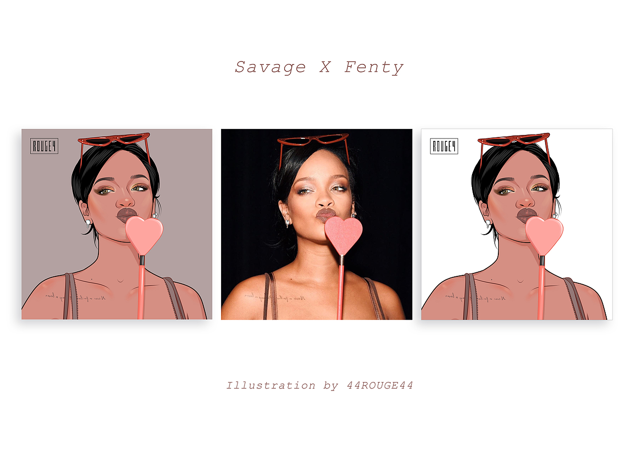 Savage x Fenty（图ZMTI4OTYwMDc2） - 创作习作 - 站酷设计师44ROUGE44原创素材 - 站酷ZCOOL
