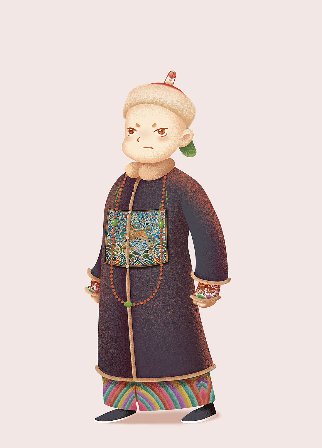 清代文武官员形象设计（图ZMjA3MzIwNzMy） - 创作习作 - 站酷设计师LYL1071554770原创素材 - 站酷ZCOOL