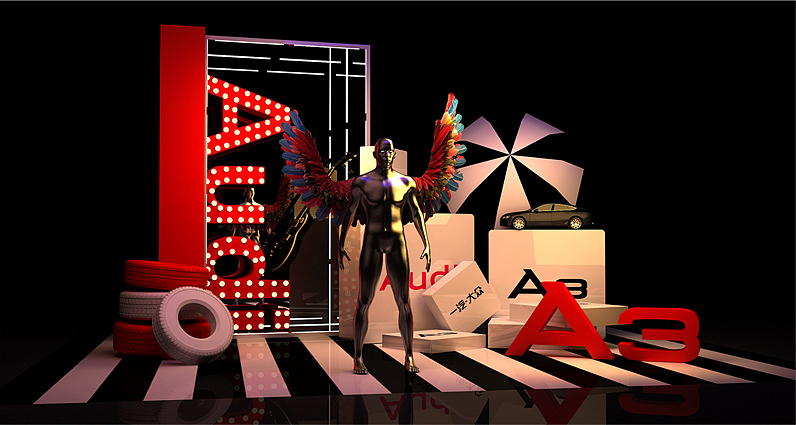 奥迪展示空间（图ZMjE4ODgxOTY=） - 其他三维 - 站酷设计师丧尸猎人原创素材 - 站酷ZCOOL