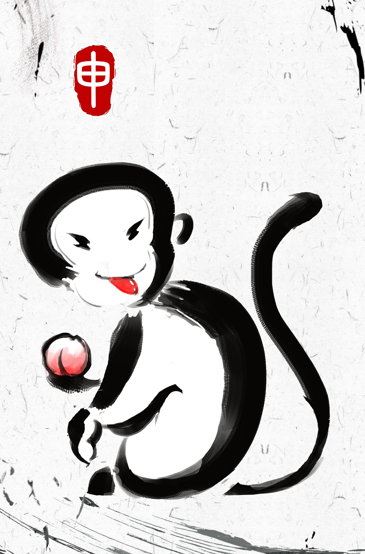 水墨十二生肖|插画|绘本|z90738525_原创作品-站酷zcool