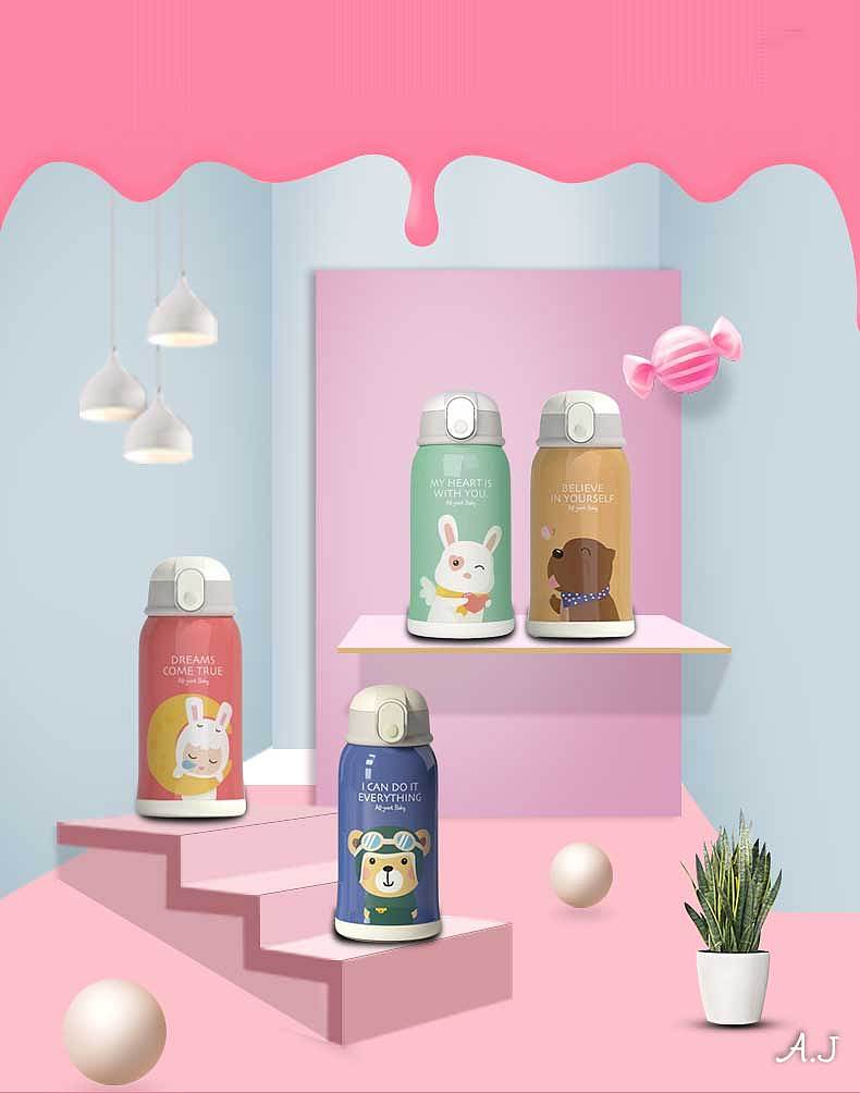 胃痛保温杯详情页