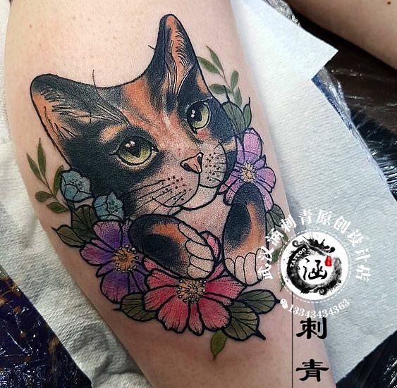 武汉纹身 纹身图案 小清新纹身 纹身 刺青 半臂纹身