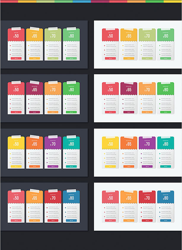 318页精美排版配色商务通用PPT模板