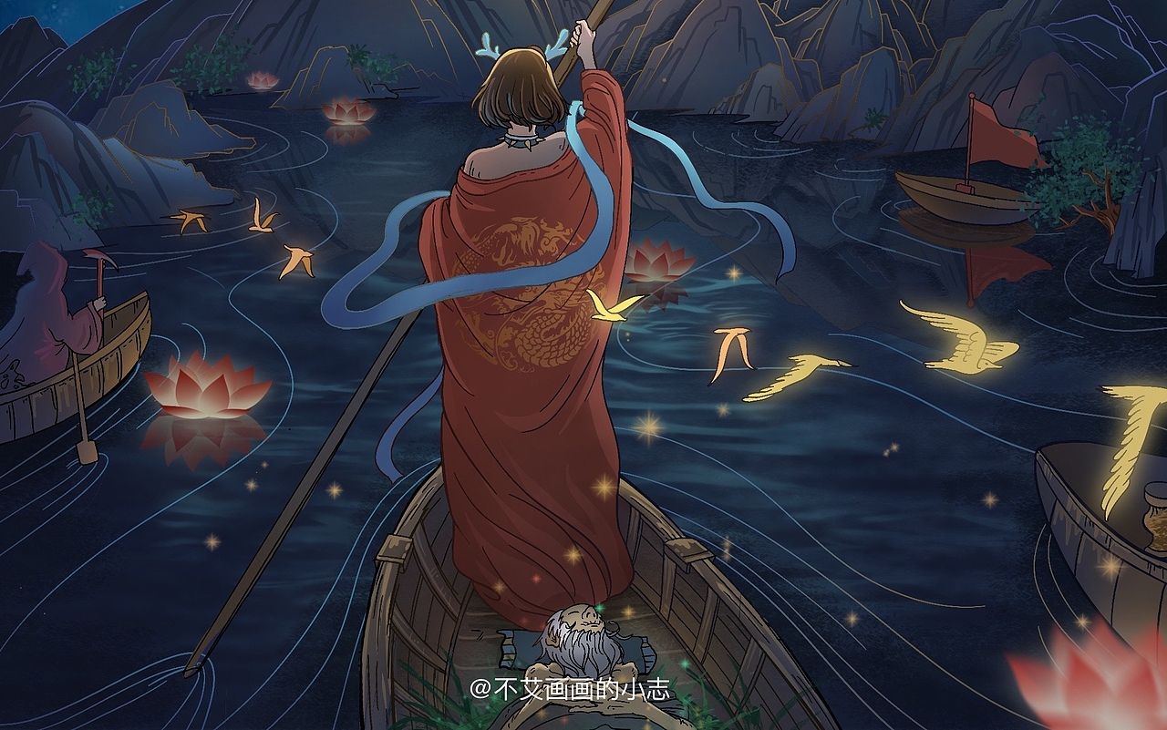 《生老病死》主题插画（图ZMjE4MDAwNTk2） - 艺术插画 - 站酷设计师小志插画原创素材 - 站酷ZCOOL