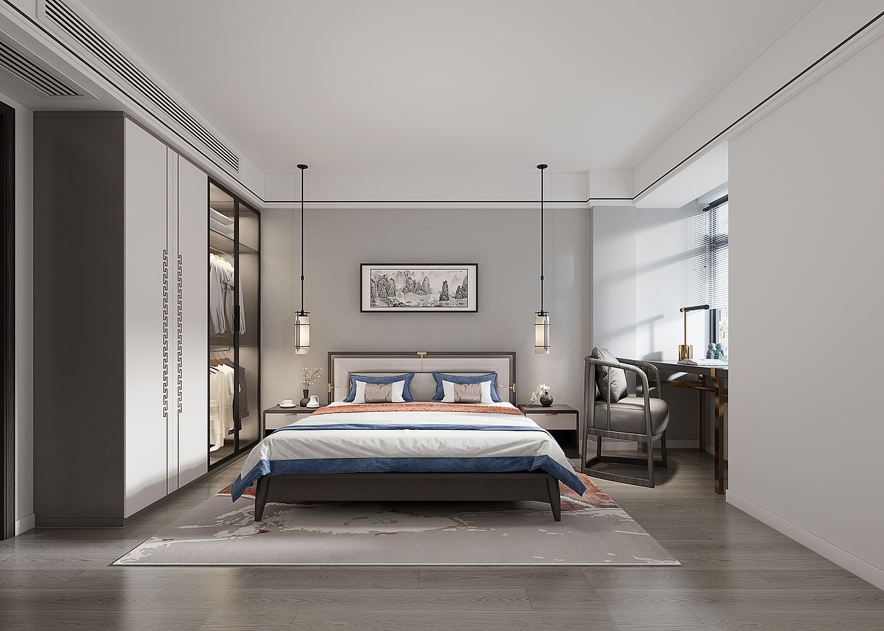 新中式家装（图ZMjYwNDU1NDQ0） - 其他 - 站酷设计师就是666原创素材 - 站酷ZCOOL