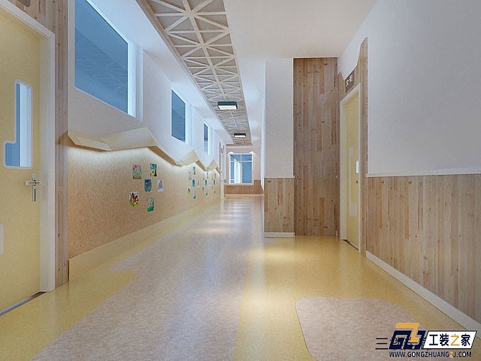 原创作品:西安幼儿喜爱幼儿园装修设计图