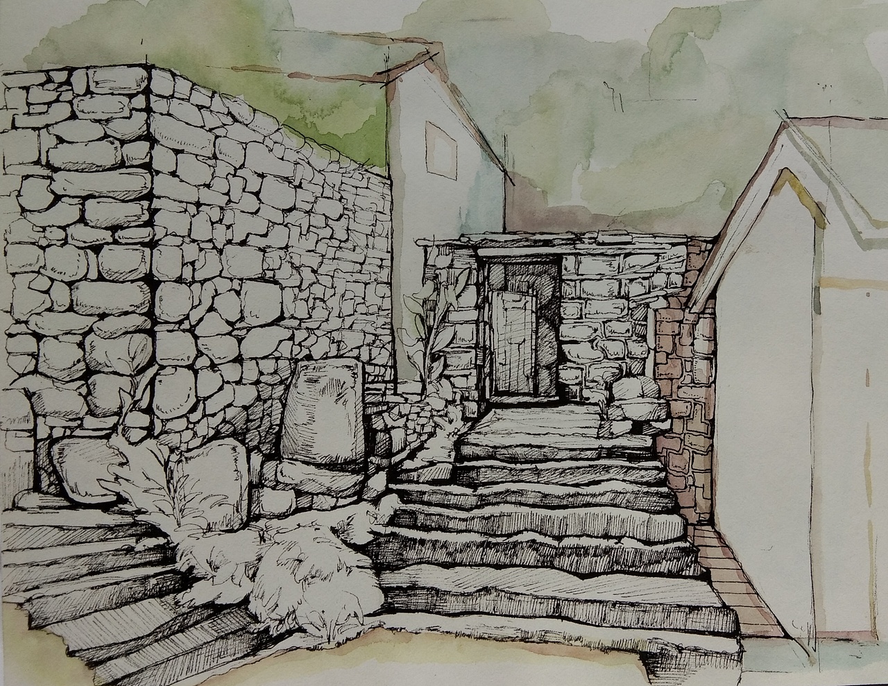 太行山写生作品