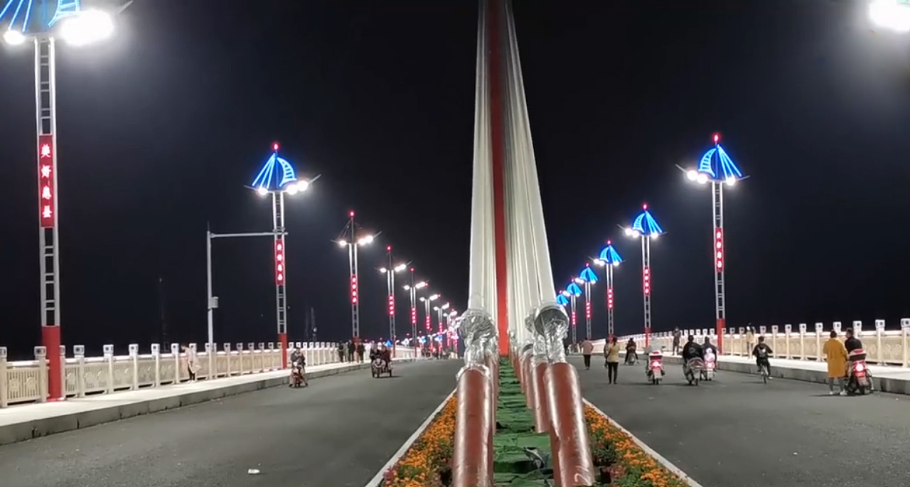 风帆景观灯桥梁大桥道路灯杆亮化景观组合灯世博光电
