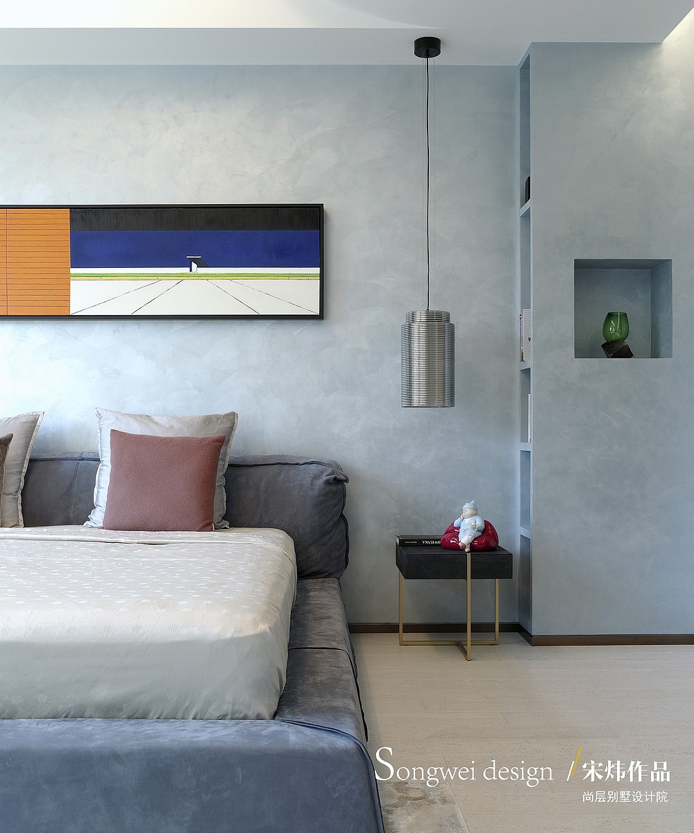 现代简约的“平衡”之家——时尚艺术骑士私宅设计（图ZMTg3MTQwOTMy） - 家装设计 - 站酷设计师深圳南山尚层装饰原创素材 - 站酷ZCOOL