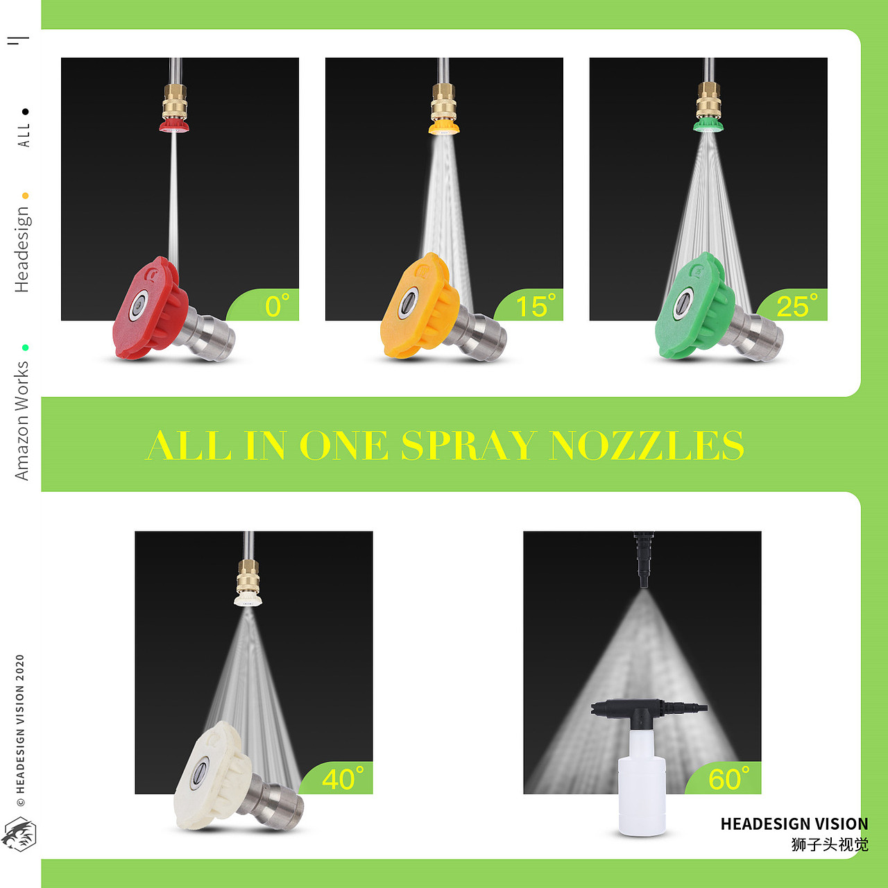 洗车器产品拍摄_主图设计_A+页面设计-狮子头视觉